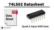 Ls Datasheet Quad Input Nor Gate