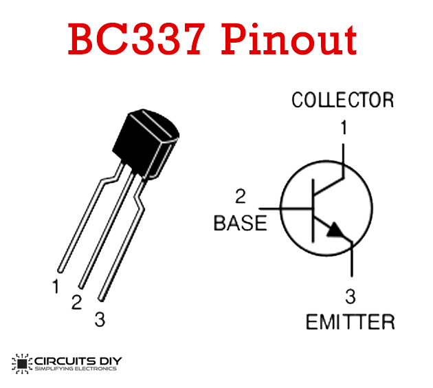 bc337 transistor pinout