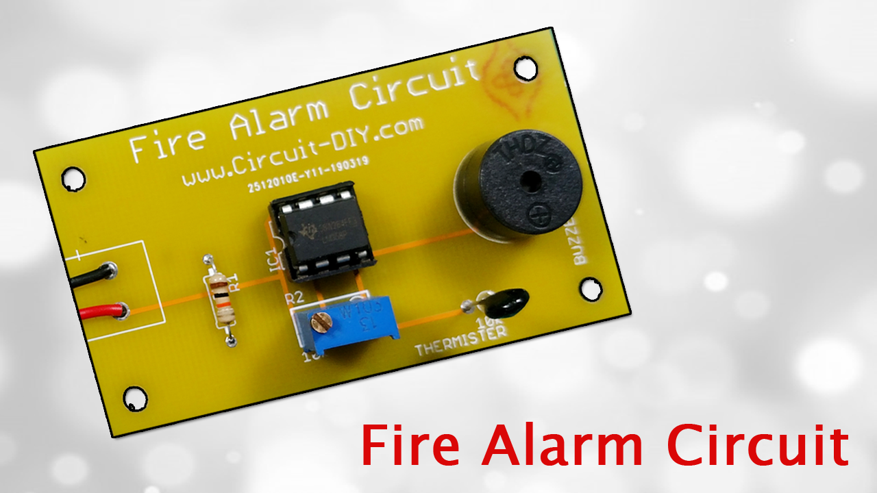 How to Make a Simple Fire Alarm Circuit using LM358 IC - Electronics