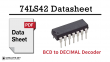 74LS42 4 Line BCD To 10 Line Decimal Decoder IC Datasheet