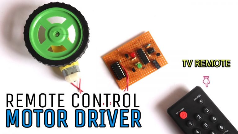 dc motor car remote control