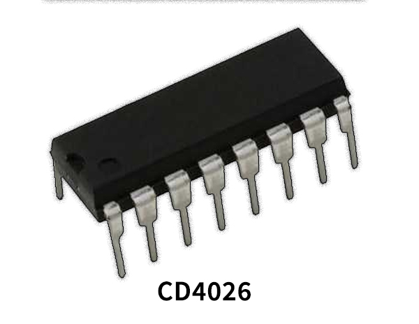 1 Piece Juried Engineering CD4026BE CD4026 CD4026 CMOS Decade Counter/Divider with Decoded 7-Segment Display Outputs and Display Enable Breadboard-Friendly IC DIP-16 