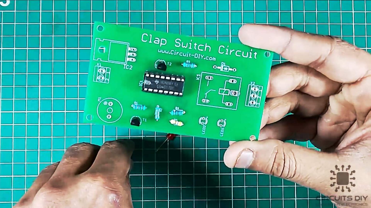 V Relay Clap Switch Circuit With Cd Ic