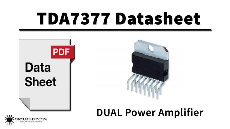 Tda X W Dual Quad Power Amplifier Datasheet