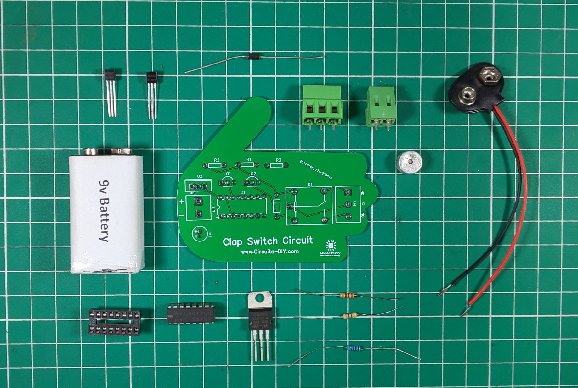 How To Make A Clap Switch Circuit Using CD4017 IC