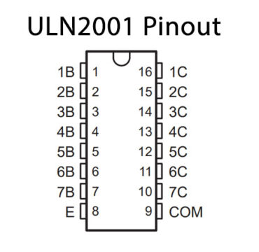 ULN2001 Hi Voltage Current Darlington Transistor Datasheet