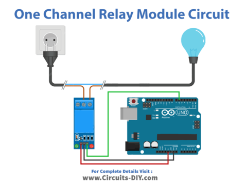 Interface One Channel Relay Module With Arduino