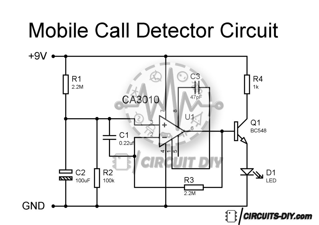 Mobile Phone Detector circuit