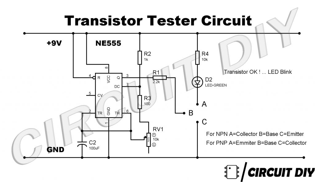 Transistor Tester Circuit
