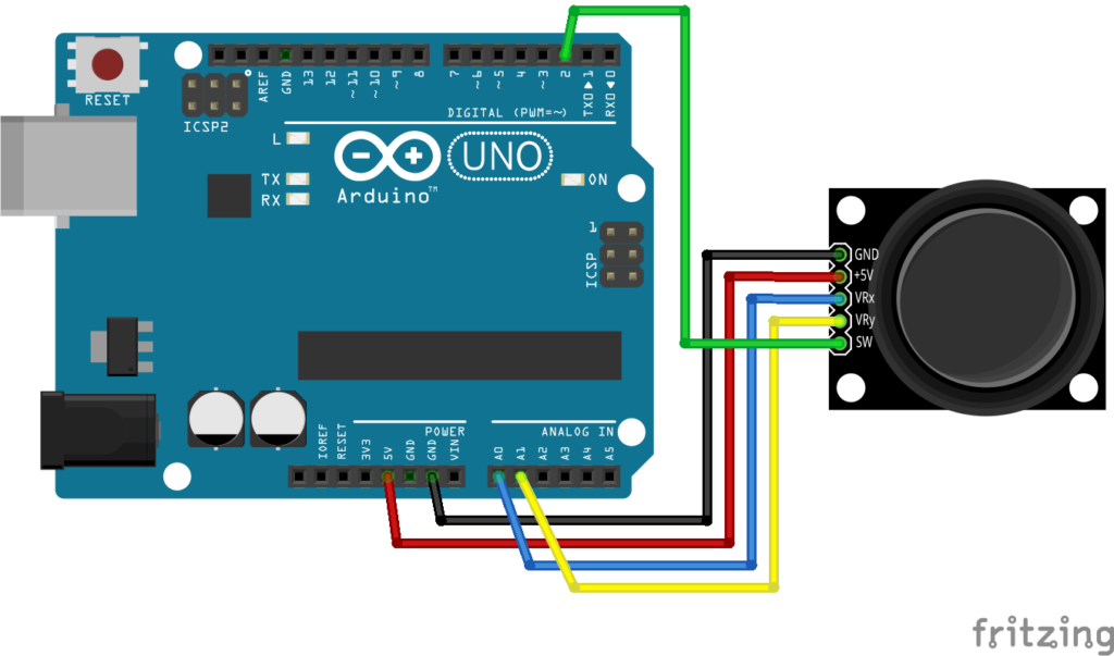 Joystick with Arduino