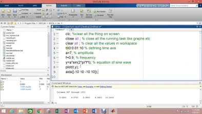 How to plot Sine Cosine wave in MATLAB