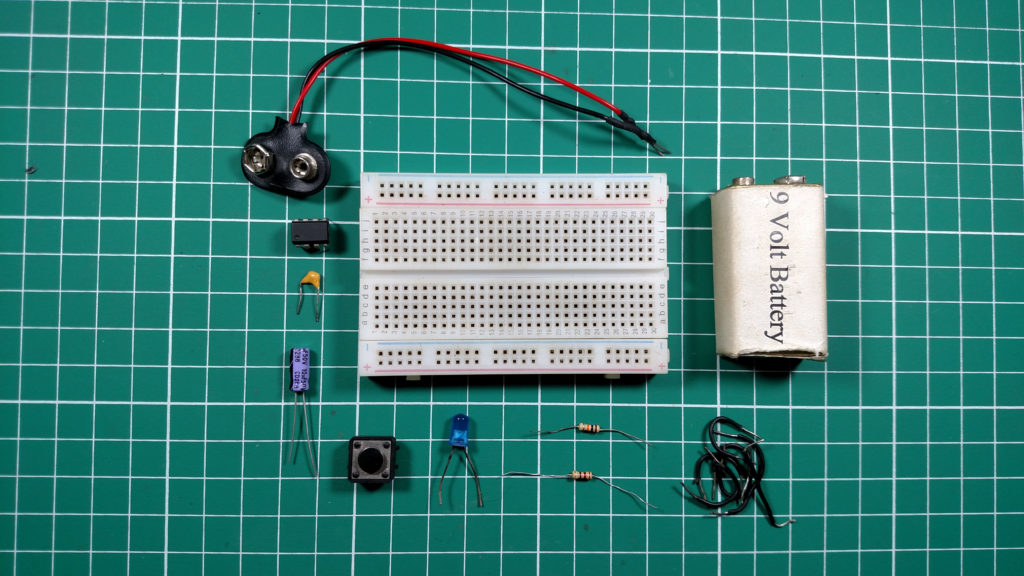 Hardware for Monostable Multivibrator Circuit