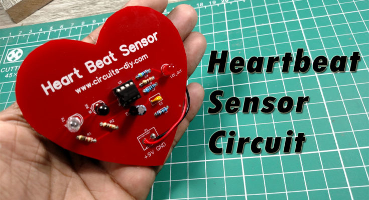 Heartbeat Sensor Circuit Using LM358 - Electronics Projects