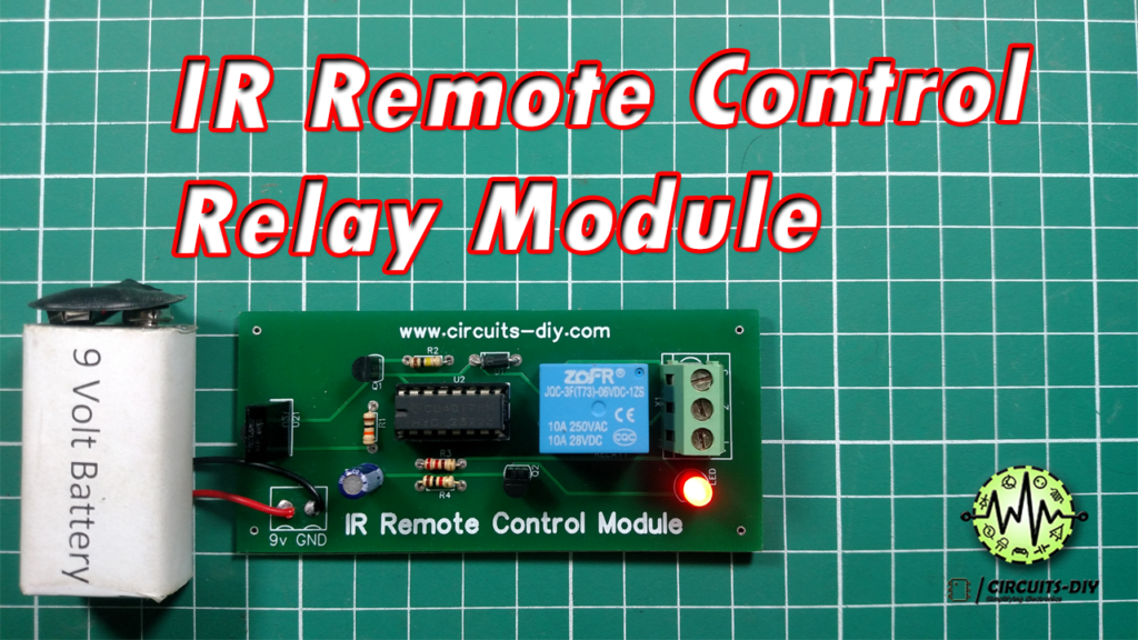 Ir Based Remote Control Switch Using Cd4017 And Relay 9412