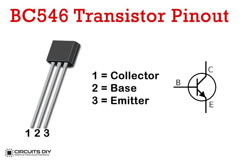 bc546 transistor pinout
