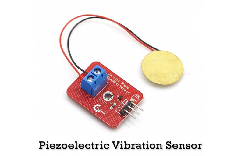 piezo film vibration sensor