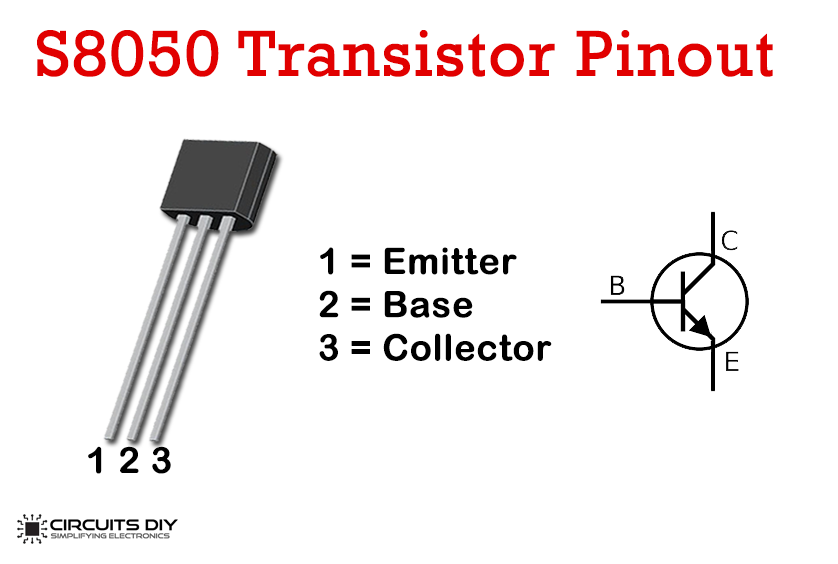 s8050 transistor pinout