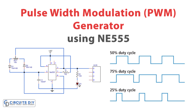 Generate Pulse Width Modulation Pwm Signal Using 555 Timer Ic 9015