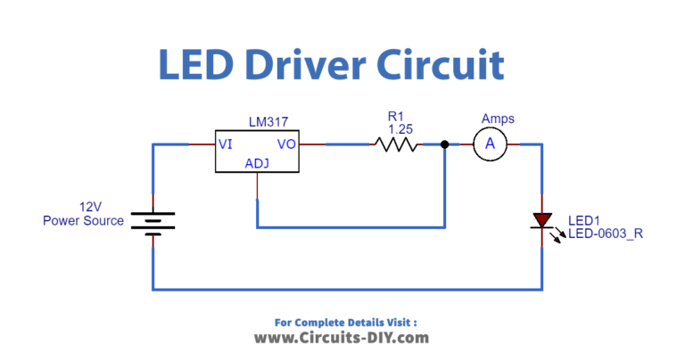 1W LED Driver Circuit - Basic Electronics