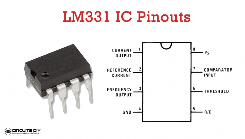 lm331 frequency to voltage converter ic pinout