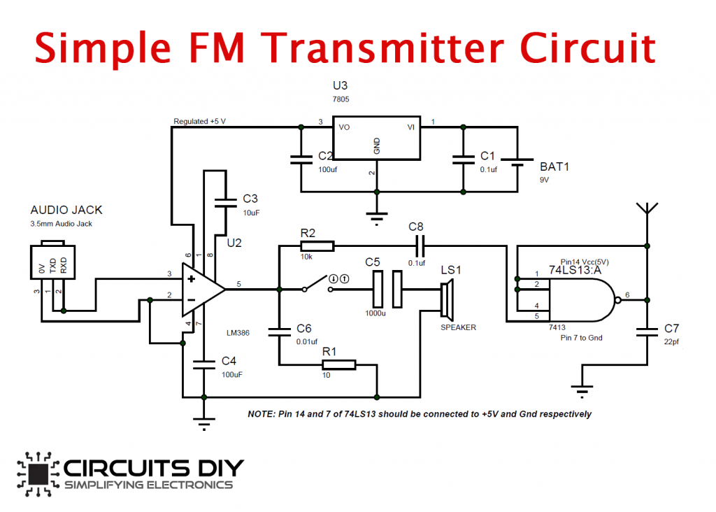 simple fm transmitter circuits