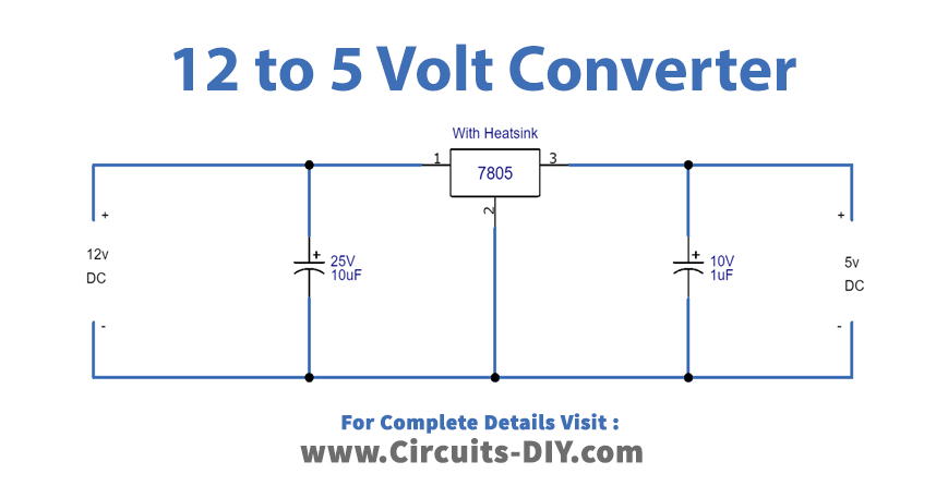 12-to-5v-converter-Circuit-Diagram-Schematic