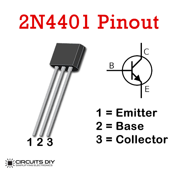 2N4401 npn transistor pinout