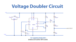 How to make Voltage Doubler Circuit using 555 timer IC