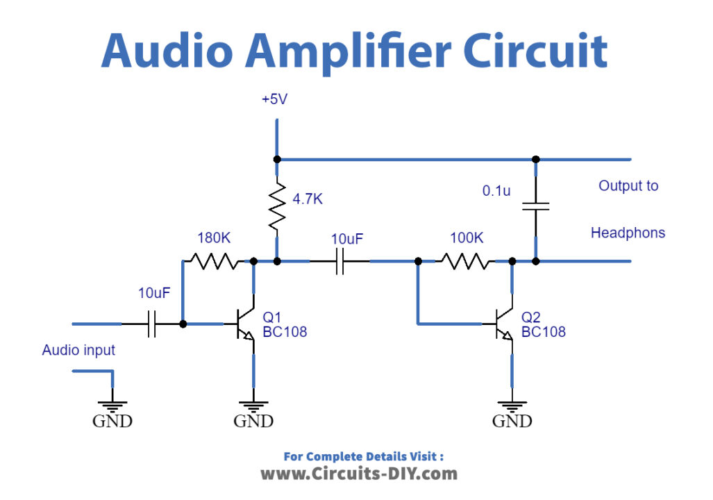 amplifier-circuit-using-transistor-bc108