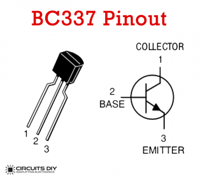 Water Level Indicator using BC337 Transistors