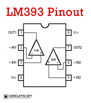 Light Dark Sensor Using LM393N Voltage Comparator IC