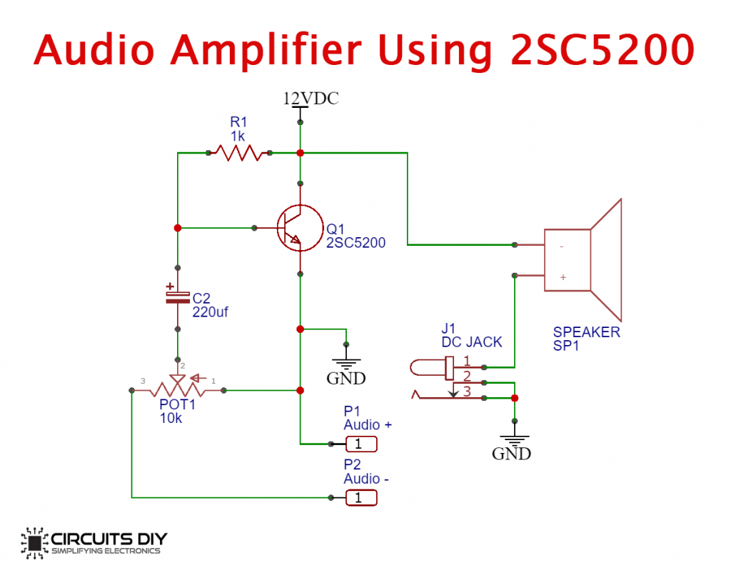 Watt Mosfet Amplifier Audio Amplifier Circuit Diagram Circuit Design ...