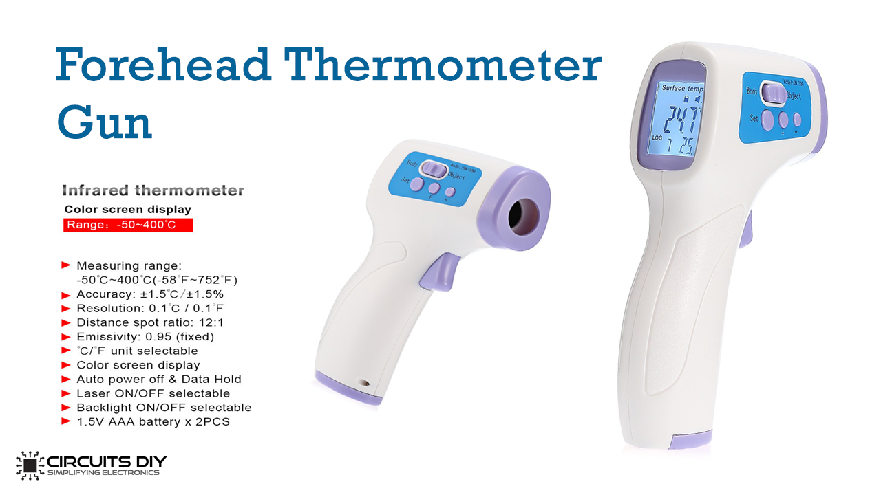 Details about   Digital Non-Contact Thermometer Temperature Tester Gun IR Laser Thermometer Gun
