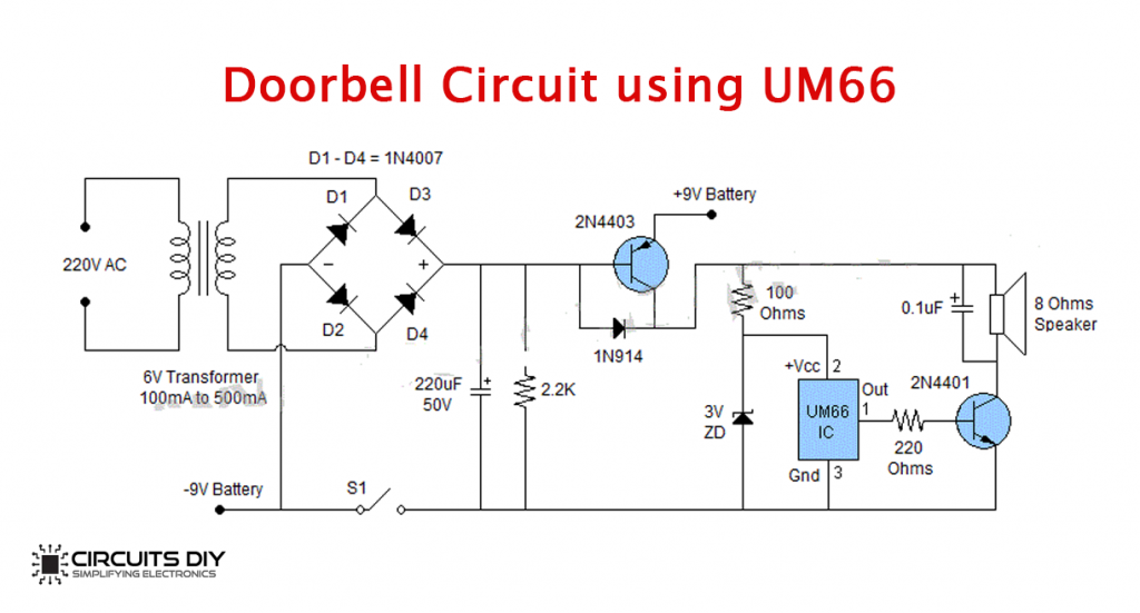 Circuit Diagram Of Um66 Ic