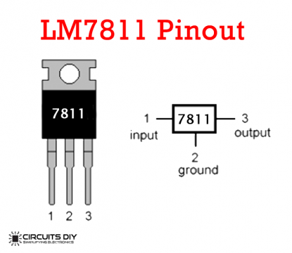 11 Volt Power Supply Using LM7811
