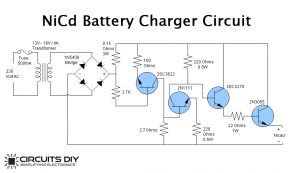 Simple NiCd Battery Charger Circuit