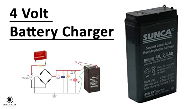 4V Battery Charger Circuit - DIY Electronics