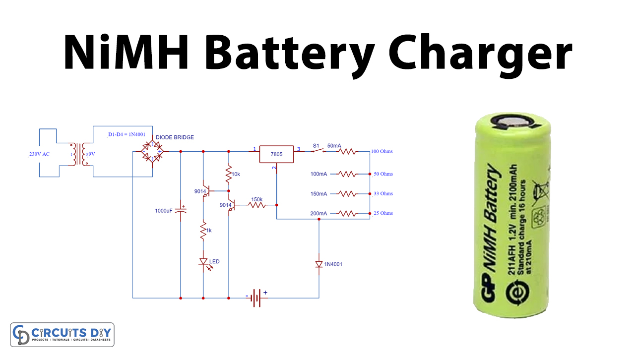 Introducir 61+ imagen nimh battery charger schematic