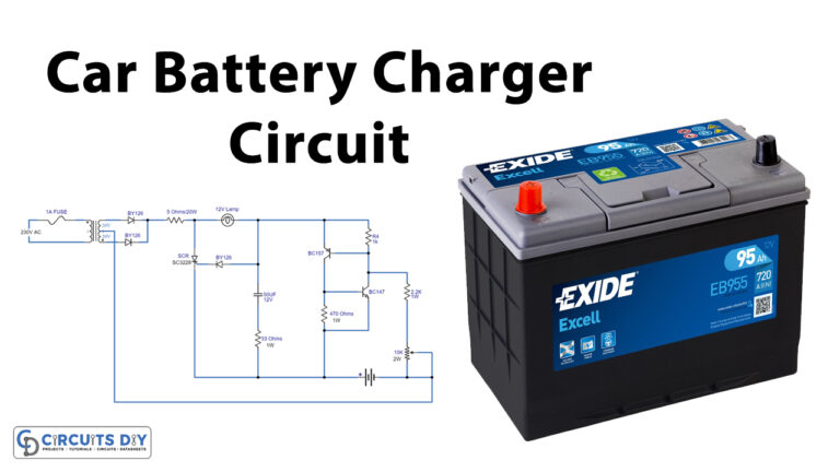 Car Battery Charger using BC157 & BC147 Transistors