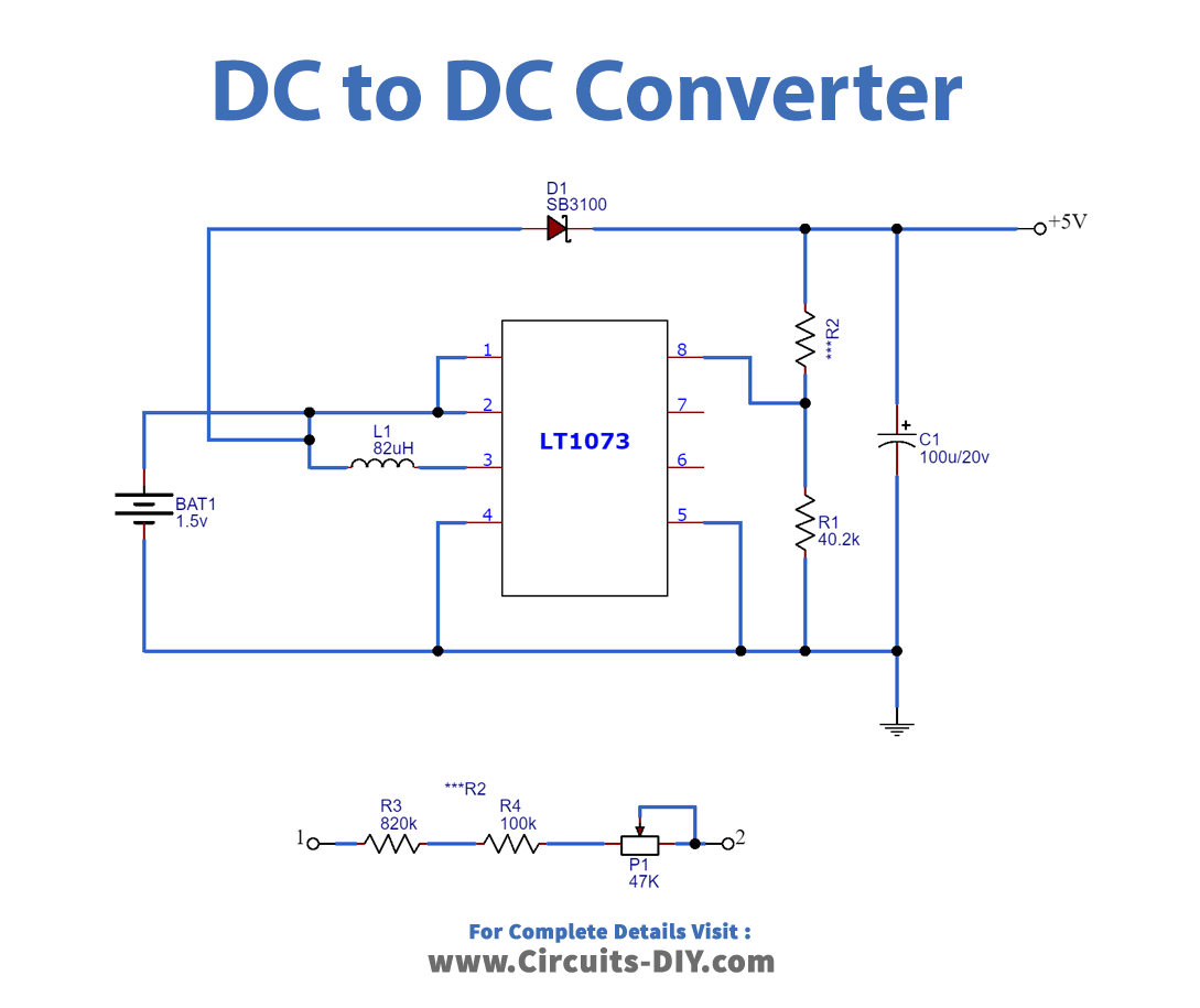 DC to DC Converter (1.5 to 5v/12v)