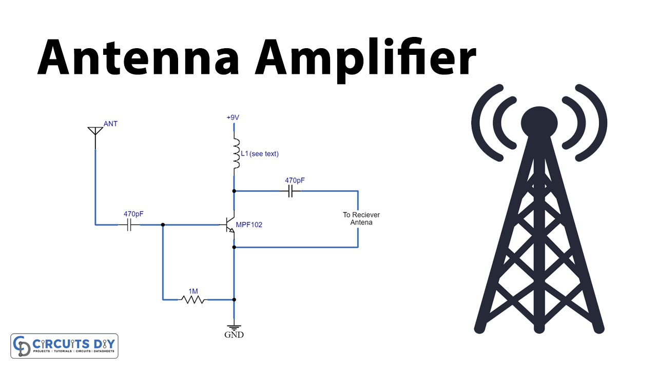 Fm Am Mw And Sw Antenna Amplifier Using Mpf102 Transistor