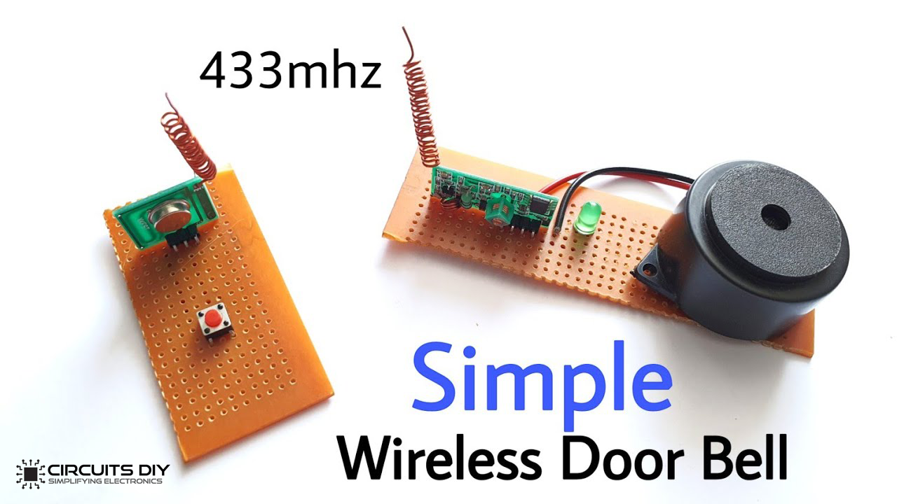 Wireless Doorbell Using 433 Mhz