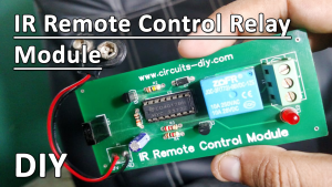 Infrared (IR) Remote Control Relay Module using TSOP1738 & CD4017