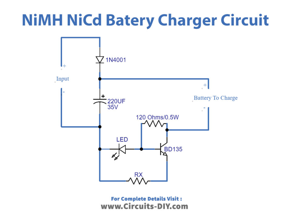 Uitleg Kosmisch Bloedbad Multiple NiCd & NiMH Battery Charger Circuit