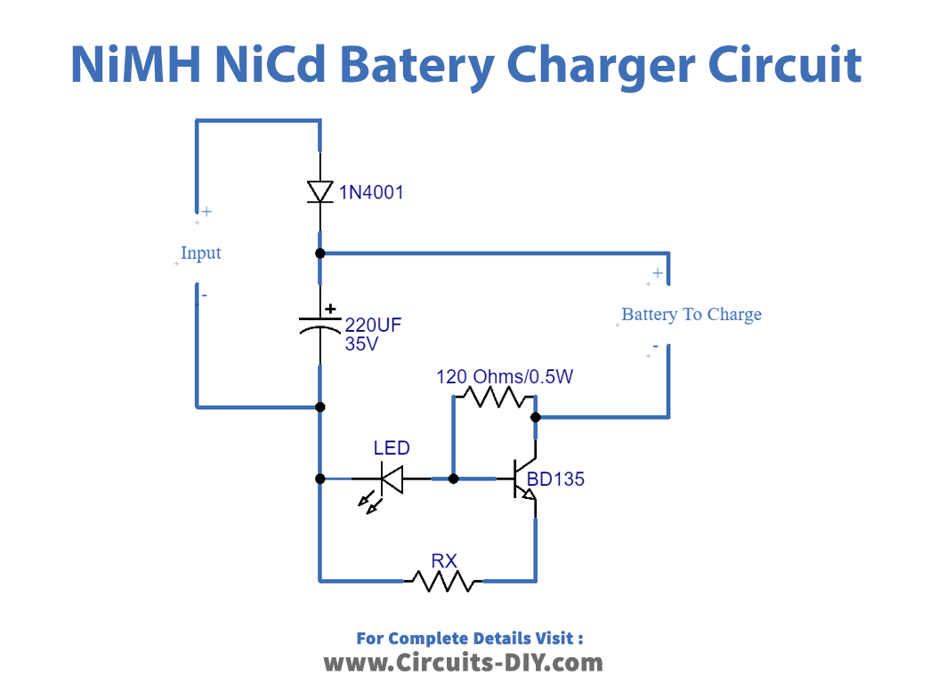 Multiple Nicd And Nimh Battery Charger Circuit 5921