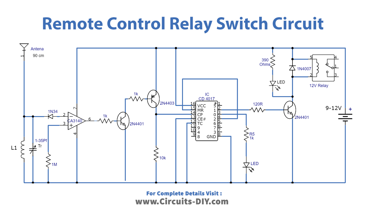 Rf Remote Control Relay Switch