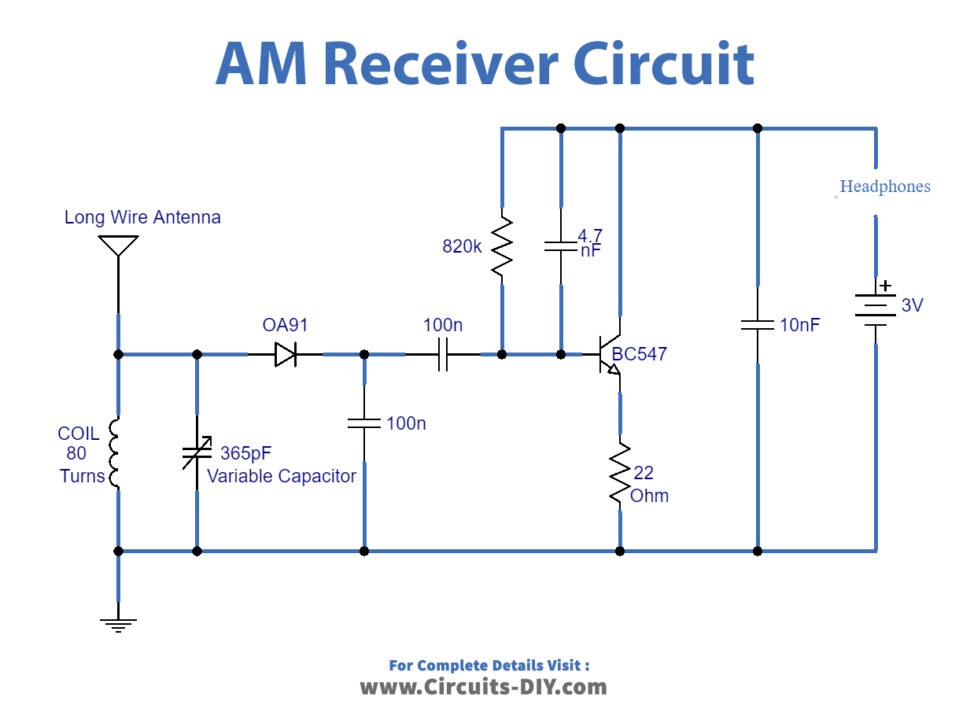 simple-am-receiver-Circuit-Diagram-Schematic