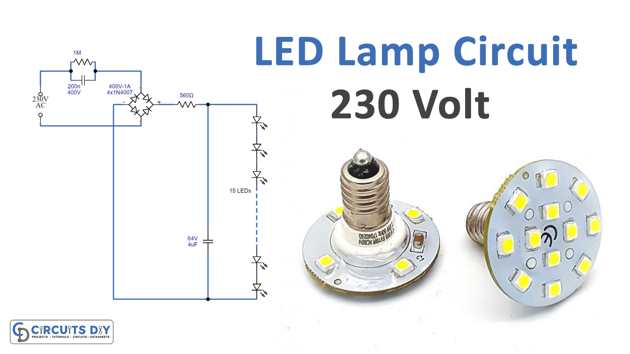230V LED Lamp Circuit