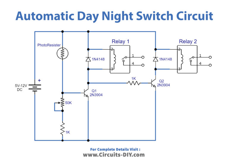 Simple Automatic Day Night Switch using LDR