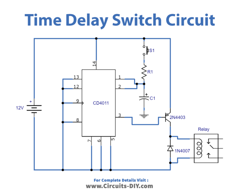 Simple Time Delay Switch Using CD4011